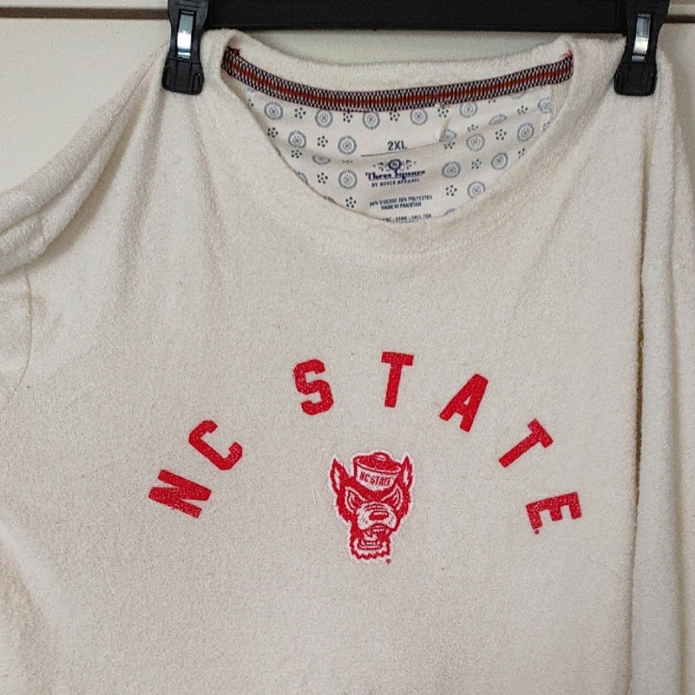 NC State Champion Cream Sweatshirt Size 2x Unisex